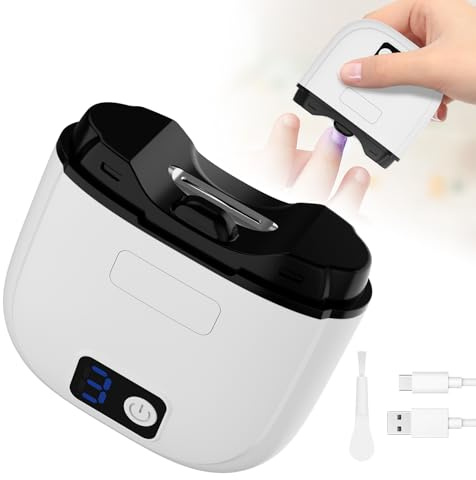 Electric Nail Clipper - 3 Speeds Automatic Toe Nail Clippers for Seniors with LED Light - Rechargeable Electric Fingernail Clippers for Men/Women/Adults/Baby/Children/Kids Smart Thick Nail File Cutter