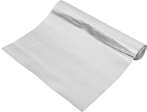 tappetino isolante Copertura Protettiva Per Scudo Termico Per Auto Da Calore Estremo 30x60cm 30x120cm 30x150cm Tappetino In Alluminio Isolamento termico motore(Argento,30cmx150cm)