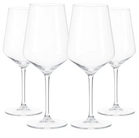 Generisch Premium Tritan Weingläser 4er Set (400ml) – Bruchfest & Kristallklar – Unzerbrechliche Outdoor-Gläser mit Stiel für Camping, Pool, Picknick & Garten – BPA-frei & Spülmaschinenfest