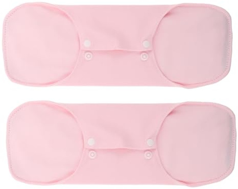 PHENOFICE Compresas de Tela para Maternidad Reutilizables de Algodón, Ultra Finas y Confortables, 2 Piezas para Recuperación Posparto y Noches de Flujo Intenso