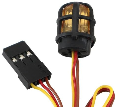 LED Light Kit con Strobe, Flash & Rotating Effects Compatibile con 1:14 Scale RC Car e Veicoli di Controllo remoto