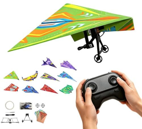 Janurium Electric Paper Airplane Kit - RC Module Lightweight Folding Glider