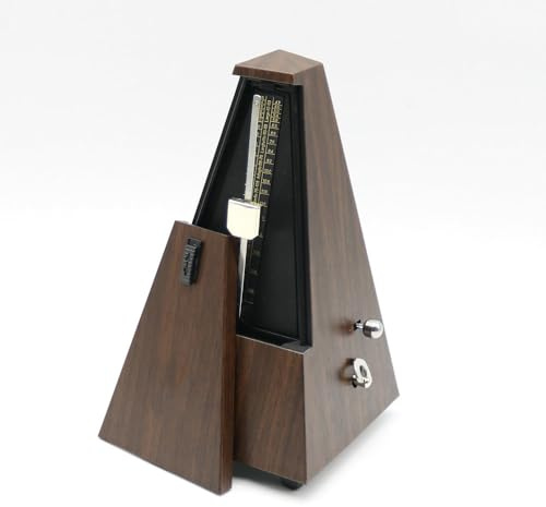 Mechanisches Mini-Metronom im antiken Vintage-Stil, mit Timer, Klavier und Violine, Musikinstrument