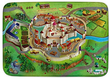 Achoka Die Piraten Ultra-weiche Spielteppich