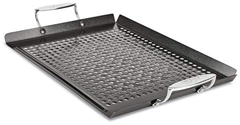 All-Clad Outdoor Rejilla para Parrilla al Aire Libre, Acero Inoxidable, Negro