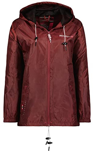 Geographical Norway Boat Lady - Veste Coupe Vent Femme Outdoor - Blouson Deperlant Manches Longues Femmes - Manteau Pluie Randonnee Saison Printemps Ete Automne Hiver