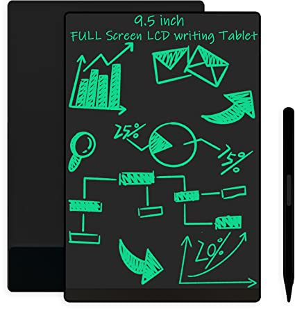 Amoretti Sonnet LCD Writing Tablet, 9.5in Erasable Reusable Electronic Drawing Pads, Electronic scratchpad for Kids and Adults, to-Do List Table with Magnetic.