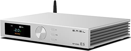S.M.S.L D400ES Bluetooth HiFi Fever MQA Balanced dac Pure Decoder,ES9039MPRO Chip,USB/Optical/Coaxial,OPA1612A (with Remote Control)