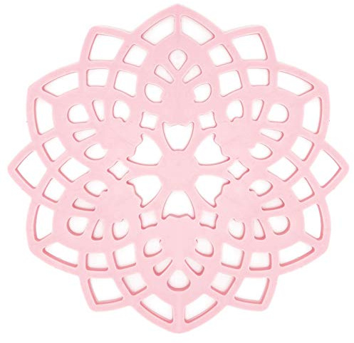 Sottopentola in Silicone, Tappetino Sottopentola, Tovagliette in Silicone, Tappetini Resistenti al Calore, Tovaglietta Rosa Isolamento Termico Vuoto Pad Coppa Ciotola Presina Tovaglietta Accessorio da