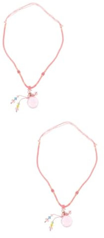 2 Stück Flaschenanhänger Halskette Glasanhänger Für Diffusor Schmuck Schickes Zartes Design