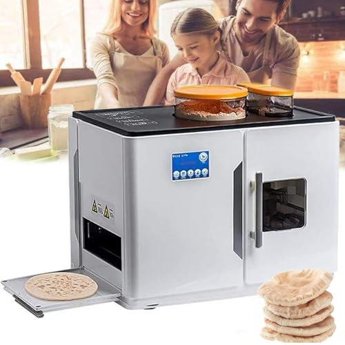 Machine à Pâte et à Crêpes de Qiang, Machine électrique Automatique Indienne à Pain Plat Roti, Production en Un Clic, pour Usage Domestique Et Commercial