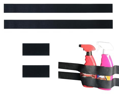 Stronrive Sangle d'extincteur - Ceinture de Fixation élastique réglable pour Organisateur de Coffre de Voiture,Support Universel de Montage pour extincteur, Sangle à Boucle de Bande Magique Robuste