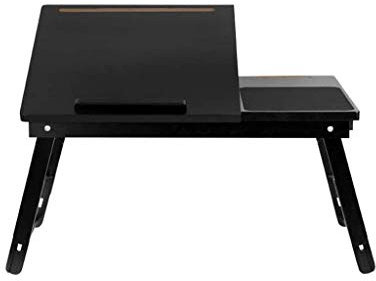 Table pliante portable pour ordinateur portable avec plateau pour tablette et smartphone