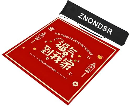 ZNQNDSR Mahjong-Matte Aus Kristallsamt, Brettspielmatte Mit Aufbewahrungstasche, Quadratische Mahjong-Tischunterlage Für Mahjon Poker(80cm/31in)