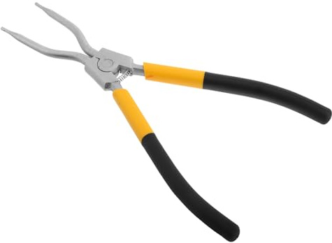 HOOTNEE Outil de Retrait du Ressort pour Machine à Laver, Pince en Acier Inoxydable, Jaune, pour Maintenance et Réparation, Usage Intérieur et Extérieur