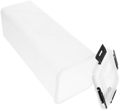 OUNONA Scatola Porta Pane in Pp 4.1-5l Contenitore Ermetico per Conservazione Pane Coperchio per Uso Quotidiano e Stoccaggio Conveniente