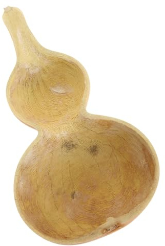 Toyvian Paletta Da Bagno in Legno Di Zucca Cinese, Mestolo D’acqua Design Profondo, Accessorio Per Sauna e Centro Benessere, Utensile Per Doccia, Lavanderia e Giardinaggio, Uso Sicuro e Naturale