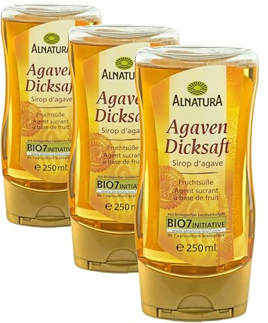 Alnatura Bio Agavendicksaft, 250 ml (Packung mit 3)