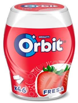 FRESA – chewing-gum saveur fraise 46 unités en boîte, goût fruité intense, idéal usage quotidien, partage et pauses gourmandes