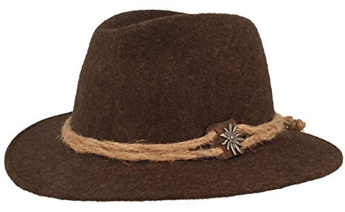 Breiter Original Herren Trachtenhut Filzhut Wanderhut Tiroler-Art