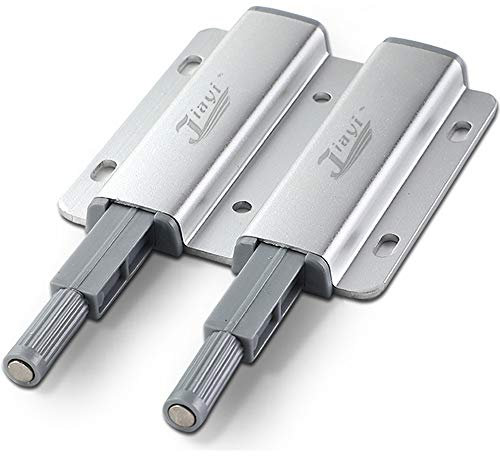 Push Pull per Ante Pesante Dovere Jiayi 1 Pezzi Apertura a Pressione Ante Home Push to Open Doppio Chiusura Magnetico Pressione Chiusura Push Pull per Mobile Apertura Calamita a Pressione Sistema