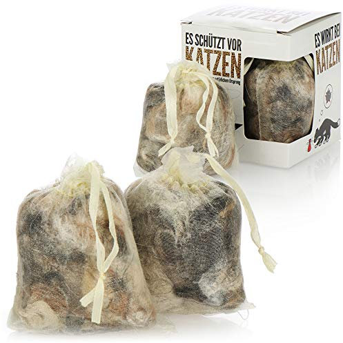 COM-FOUR® 4x gatto spaventa, repellente per la casa e per gatti selvatici rispettoso degli animali, deterrente innocuo per i peli di cane, per animali domestici e repellente per animali selvatici