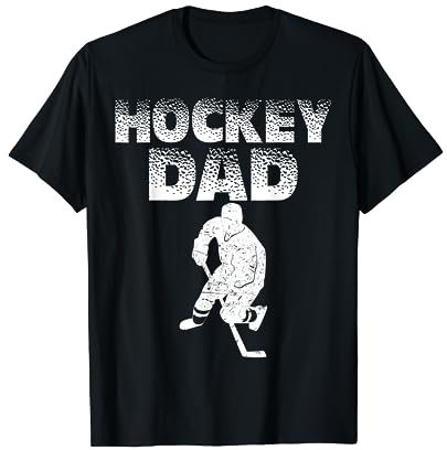 Eishockey Papa Wintersport Lustig Eishockeyspieler T-Shirt