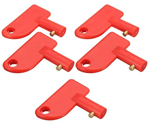 Trennschalterschlüssel, Batterietrennschalter, Batterietrennschlüssel, Batterietrennschalter, Trennschalter, mit Öse, Ersatzschlüssel, Auto-Trennschalterzubehör