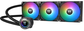 Thermaltake TH420 V2 ARGB Sync AIO CPU Wasserkühlung 420mm, Infinity Mirror, 3x CT140 ARGB PWM, hoher Luftstrom 84,32 CFM, Mainboard Sync, Intel/AMD