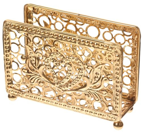 BESTonZON 2st Serviettenhalter Aus Metall Tablett Für Gästeservietten Sonnenblumen Servietten Antiker Taschentuchhalter Freistehender Taschentuchspender Rustikal Klassisch Eisen Antiquität