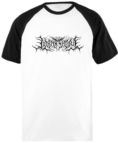 Lorna Shore Logo Camiseta Unisex De Béisbol Camisa De Manga Corta Blanca Y Negra