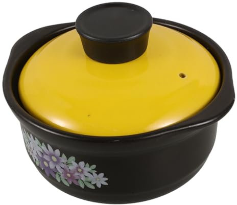 BEBEMOKO Casseruola Di Terracotta Per Stufato Da Cucina Pentola Multifunzionale Per Stufati Domestici Maniglie Doppie