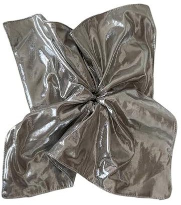 Chouchou à cheveux brillant avec couleur cuir verni pour cheveux à la mode pour les femmes et les adolescentes