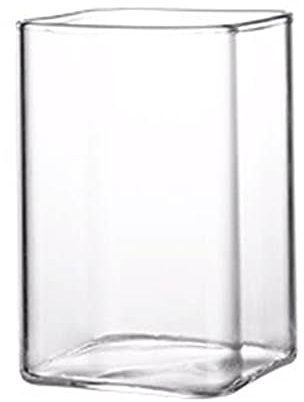 Copas de vino，Conjunto de copas de vino Hermosa copa de vino cuadrada, copa de cóctel de cristal transparente, copa de cerveza sin tallo for vino tinto y blanco for bar personalizado(250ml/8.5oz)