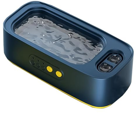 Ecografia Ad Anello Cleaner, Dispositivo Ad Ultrasuoni Più Detergente Per Gioielli, Pulizia Professionale Ad Ultrasuoni | Bicchieri Di Pulizia, Detergente Per Collana Con 3 Modalità, Detergente Per Or