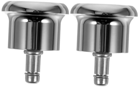 jojofuny 2 Pièces Bouchée De Roue De Chaise Roulette Tapis Bureau Pied Niveleur De Chaise Enfichable Niveleur De Chaise Pour Le Remplacement Remplacements De Chaises Alliage