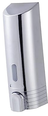 GETAJGHSD Dispensador De Jabón De Pared 21x8 Cm Plástico Transparente Botón Pulsador para Gel De Ducha y Loción Uso Baño Cocina Oficina