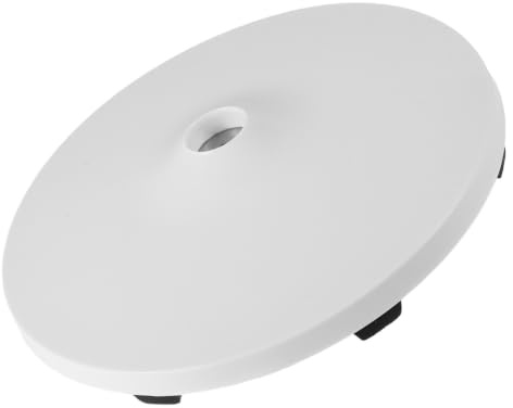 HYTROVE Base Foro da 0.5/1.6 in Plastico Bianco per Ventilatore da Tavolo Antiscivolo e Facile da Installare, per Vacanze Estive in Casa o Camera