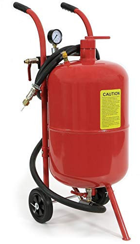 Airpress® mobiles Sandstrahlgerät Druckluft Sandstrahler 75 l + Düsen, Schlauch & Sandstrahlpistole