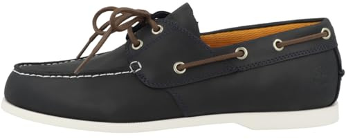 Timberland Cedar bay 2 Eye Boat Shoe, Uomo, Navy Full Grain, 43 EU