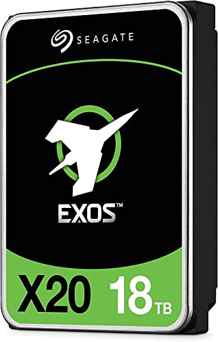 Seagate Exos X20 18TB 7200 RPM 512e SATA 6Gb/s 3.5 Enterprise Hard Drive - ST18000NM003D (Renewed)