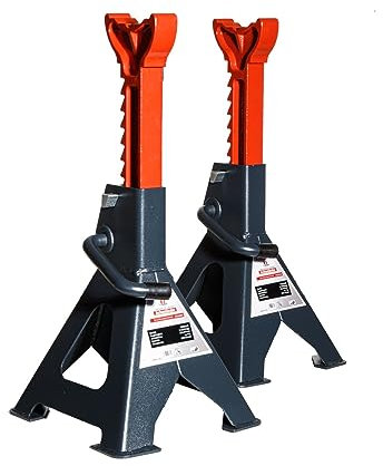 Lot de 2 chandelles d'essieu Royaltronic 3T pour cric 300 mm – 444 mm