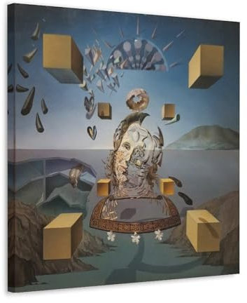 Salvador Dali Malerwerk (Galatée) Poster, Wandkunst, Leinwand, Gemälde, Bild, Wohnzimmer-Dekoration, Zuhause, 30 x 30 cm