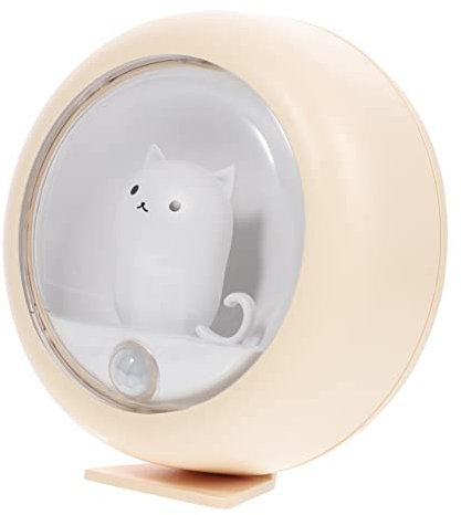 DOITOOL 2 Stücke Indoor Motion Sensor Katze Licht Baby Nachtlicht Treppe Und Schrank Lichter Sicheres Material