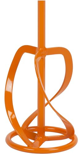 REFINA MR3 130mm Mixing Paddle for Plaster, Render, Mortar & Adhesive Mixing - 600mm M14 Threaded Shaft Drill Mixer Attachment - German-Made Left-Hand Spiral Paddle Mixer for 20-25L Materials