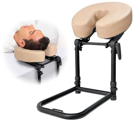 AOSSA Massage Headrest for Bed Face Cradle, Home Mattress Top Massage Kit, Face Cushion for Massage Face Down, Adjustable Salon Head Rest & Support for Mattress, Eye Surgery Recovery Equipment