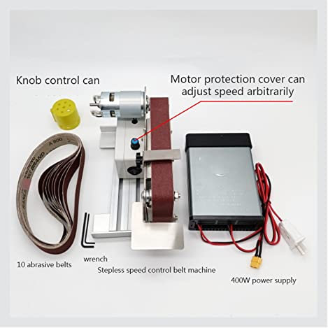 96W 400W Mini électrique meuleuse à bande affûteuse bricolage polissage rectifieuse lame coupe outil de meulage Efficacité et Précision(400W)