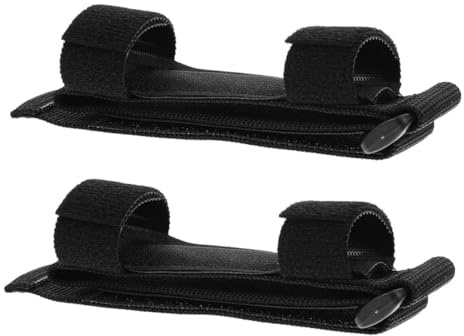 Holibanna 2 Piezas Correa de Sujeción para Utensilios Cuff Adaptativo Antideslizante para Personas con Movilidad Reducida para Comer con Cubiertos Compatible con Cucharas Tenedores
