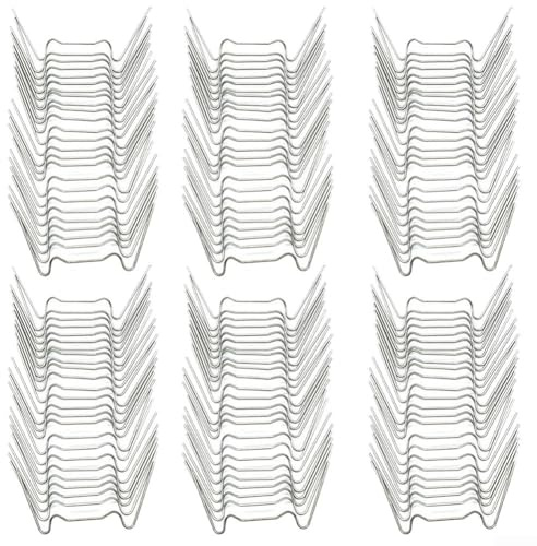 Confezione da 100 morsetti di fissaggio in acciaio inox per pannelli in vetro serra con vestibilità sicura per applicazioni su più pareti e piastre vuote