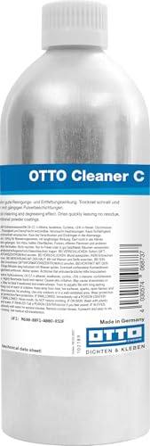 OTTO Cleaner C Profil-Reiniger 1000 ml – Spezialreiniger für PVC, Kunststoff & Fensterprofile – entfernt Schmutz, Fett & Rückstände – Profilreiniger für Fensterbau & Montage – Alu Flasche